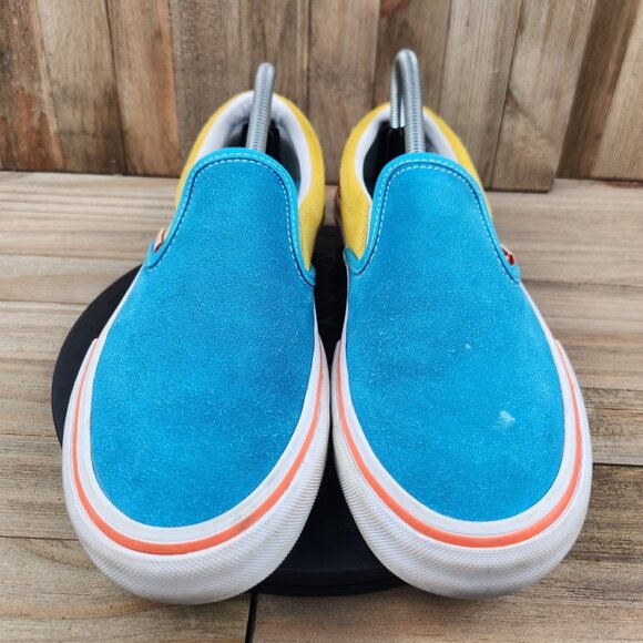 Simpsons x Vans Classic Slip on Mens size 8.5 Colorblock Athletic Shoes - Picture 2 of 11